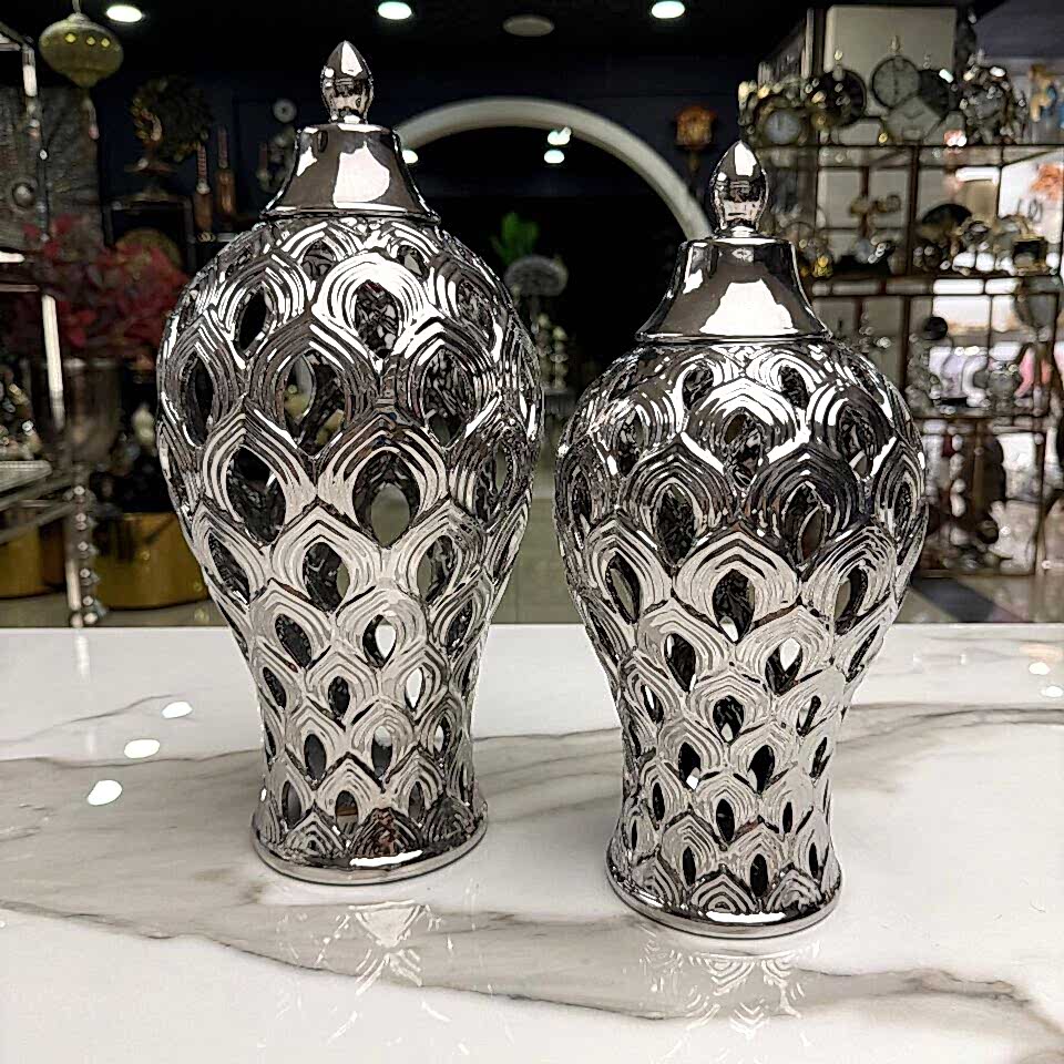 METAL KAPAKLI DEKORATİF KÜP (2’Lİ SET)