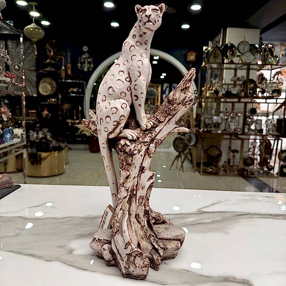 LEOPAR FİGÜRLÜ DEKORATİF OBJE