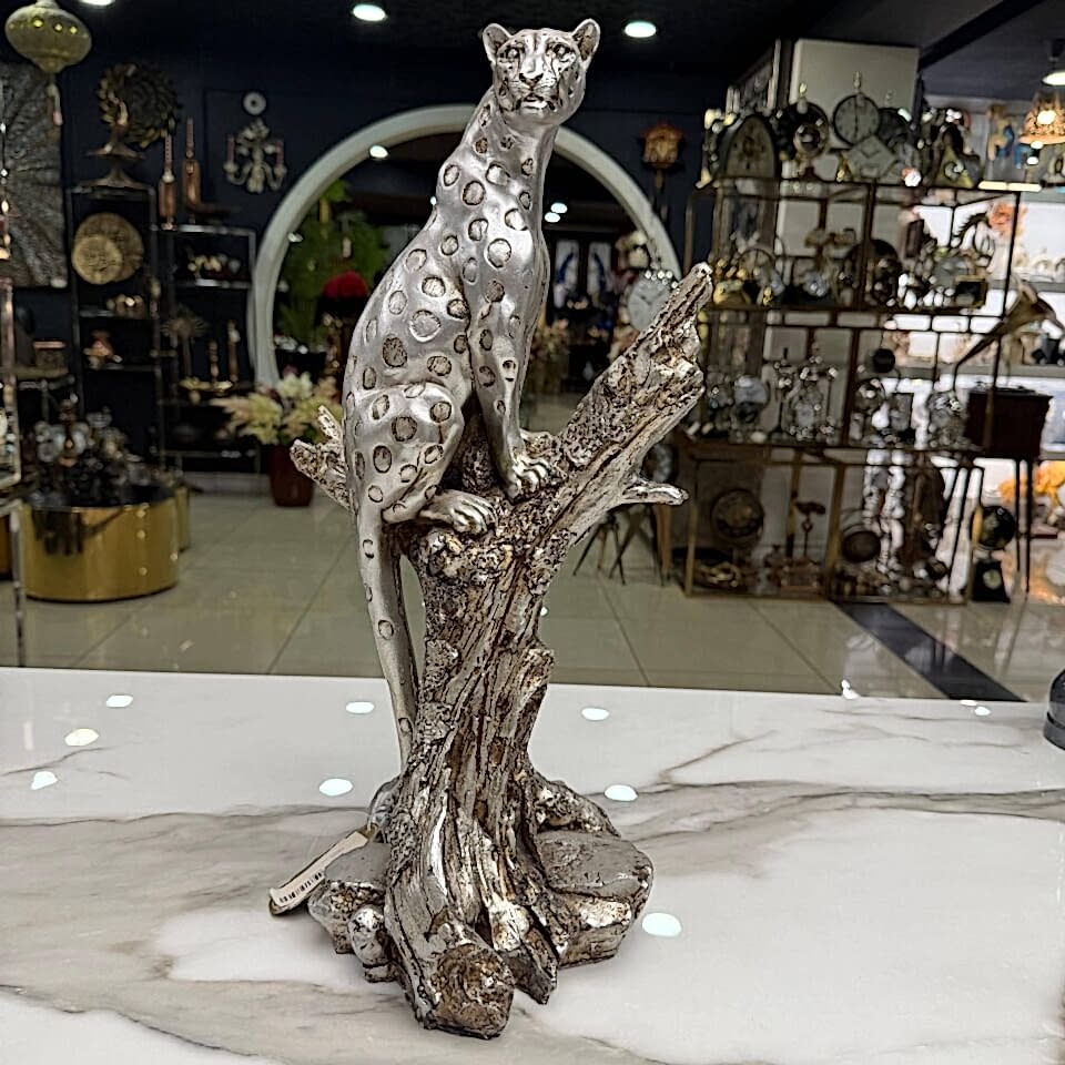 LEOPAR FİGÜRLÜ DEKORATİF OBJE