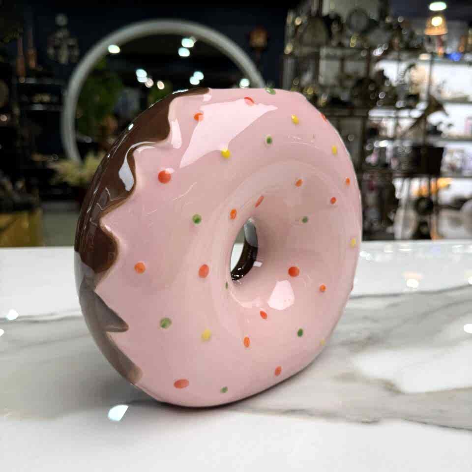 DONUT TASARIMLI SERAMİK VAZO