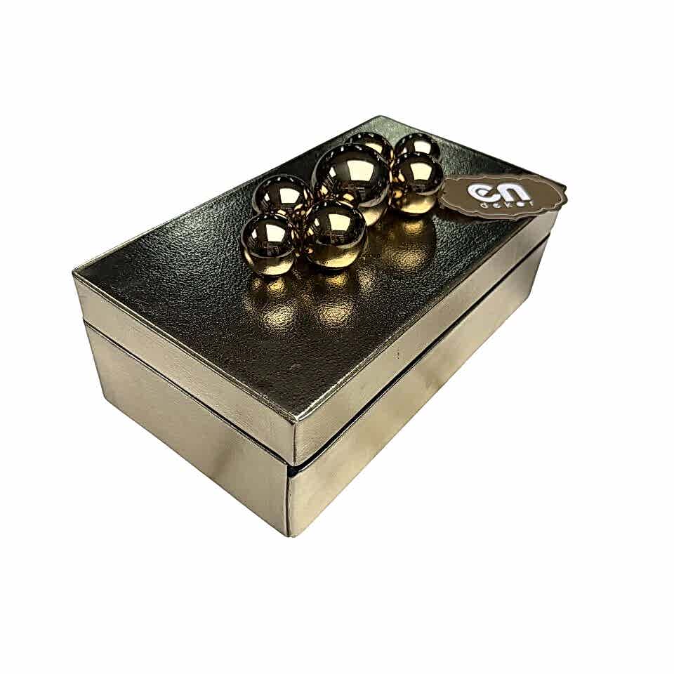 GOLD DETAYLI MODERN DEKORATİF KUTU