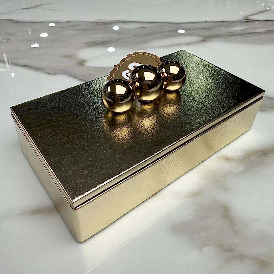 GOLD DETAYLI MODERN DEKORATİF KUTU