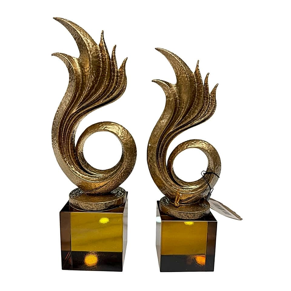 GOLD SERİSİ SOYUT DEKORATİF OBJE SETİ